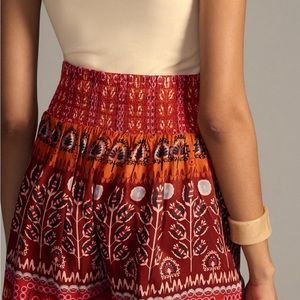 By Anthropologie Ruched Wide Leg Short, M